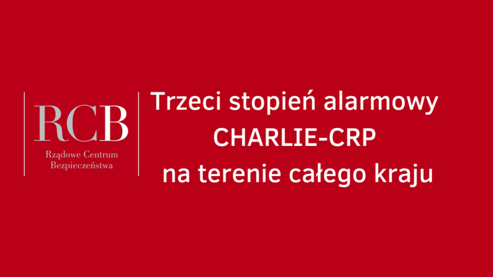 ALARM CHARLIE-CRP