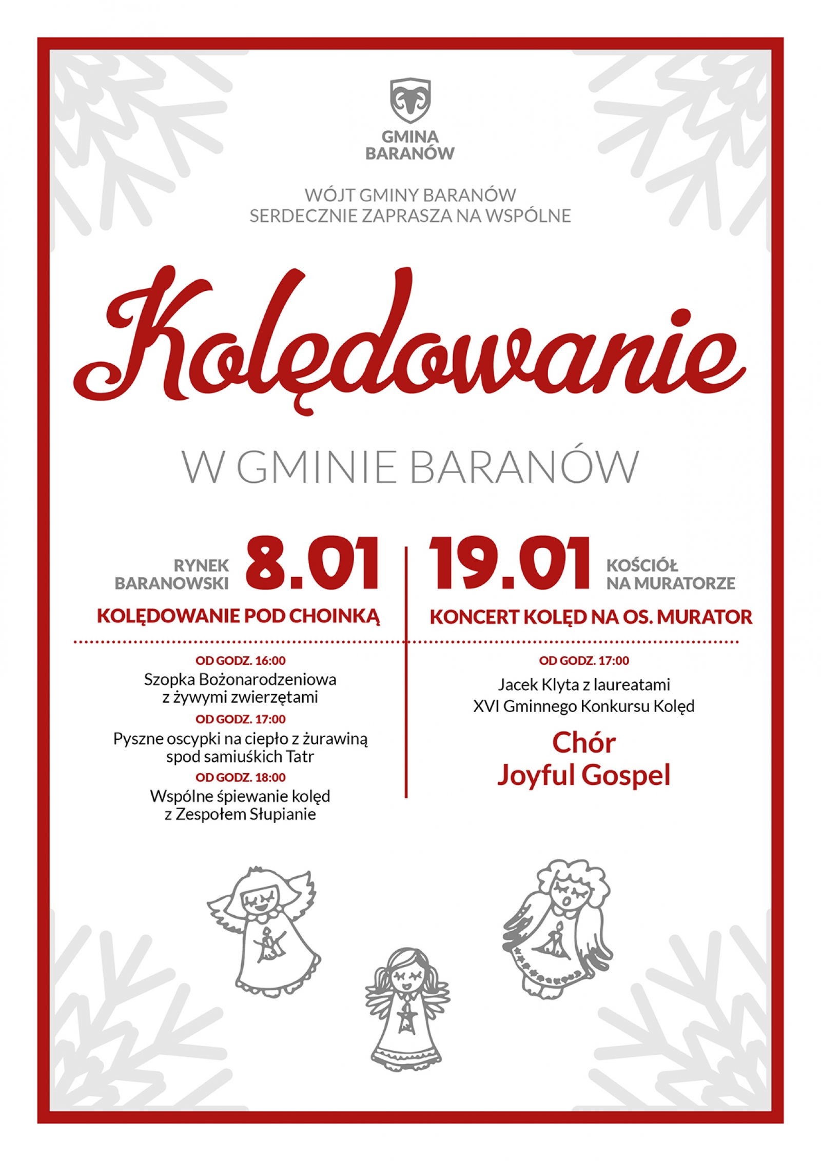 KOLĘDOWANIE W GMINIE BARANÓW