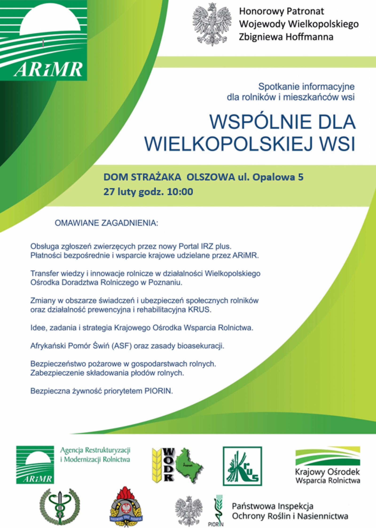 WSPÓLNIE DLA WIELKOPOLSKIEJ WSI