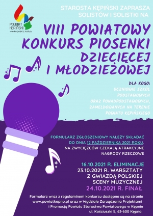VIII POWIATOWY KONKURS PIOSENKI