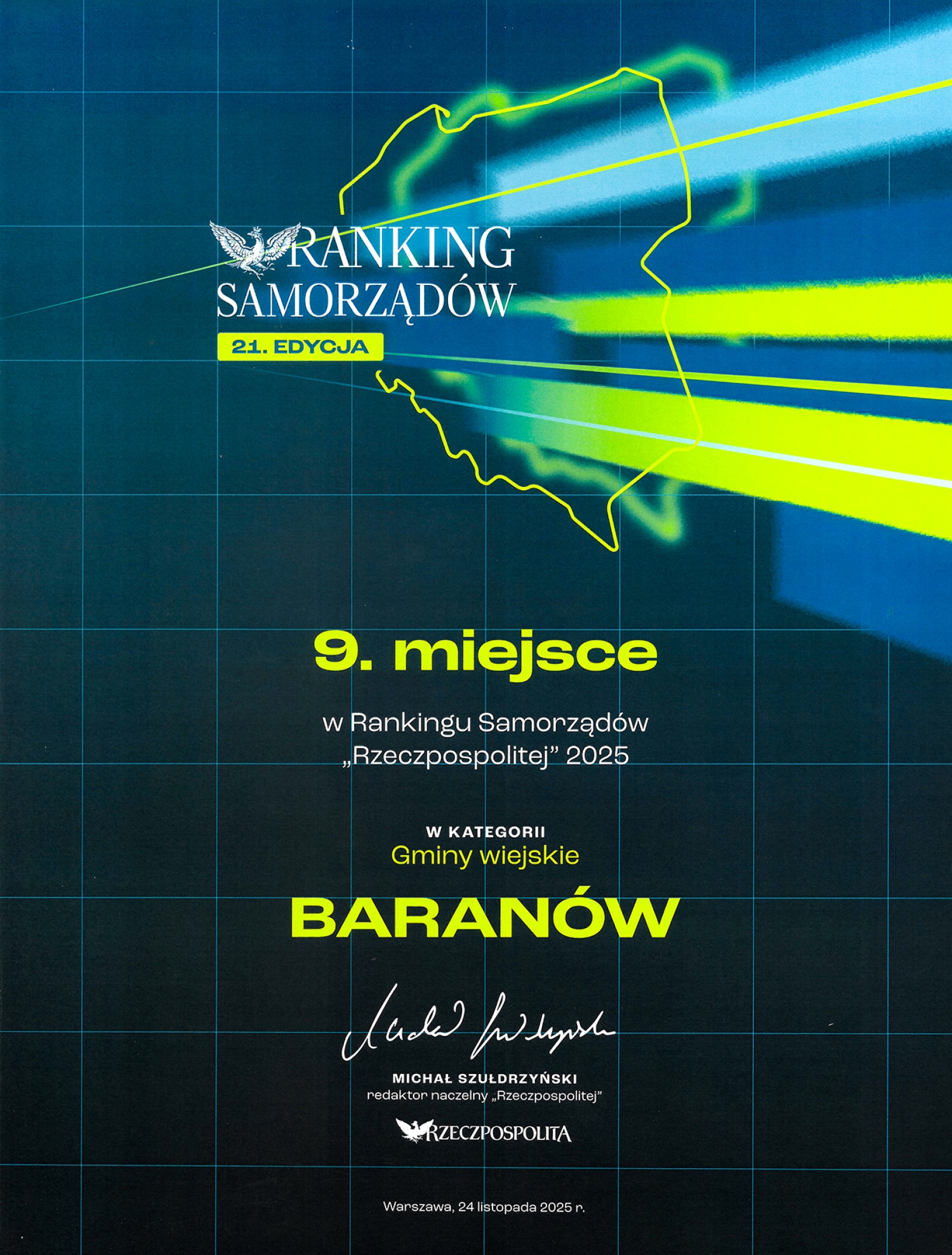 GMINA BARAN&Oacute;W WŚR&Oacute;D NAJLEPSZYCH